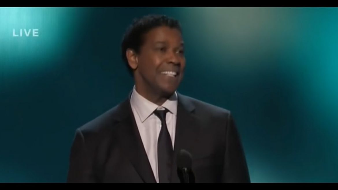 Denzel Washington nos pide reclamar nuestros sueños